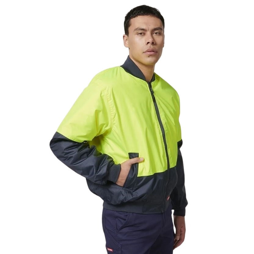 Hard Yakka Y06670 Core Hi Vis 2 Tone Waterproof Bomber Jacket