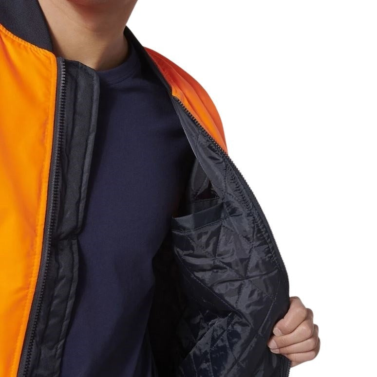 Hard Yakka Y06670 Core Hi Vis 2 Tone Waterproof Bomber Jacket