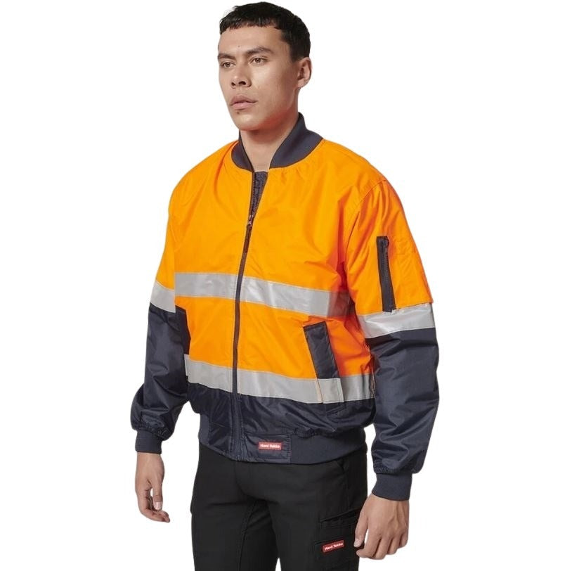 Hard Yakka Y06675 Core Hi Vis 2 Tone Taped Waterproof Bomber Jacket