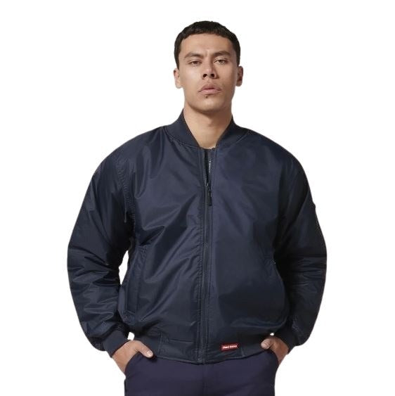 Hard Yakka Y06680 Waterproof Bomber Jacket - Navy - Front View