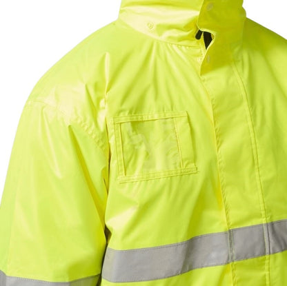 Hard Yakka Y06685 Core HiVis 2 Tone Taped Quilted Waterproof Jacket