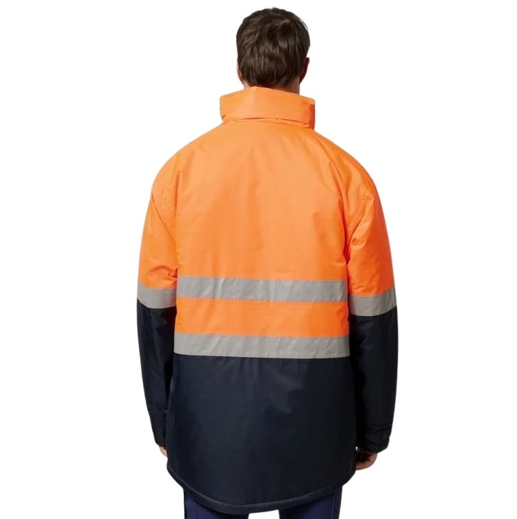Hard Yakka Y06685 Core HiVis 2 Tone Taped Quilted Waterproof Jacket