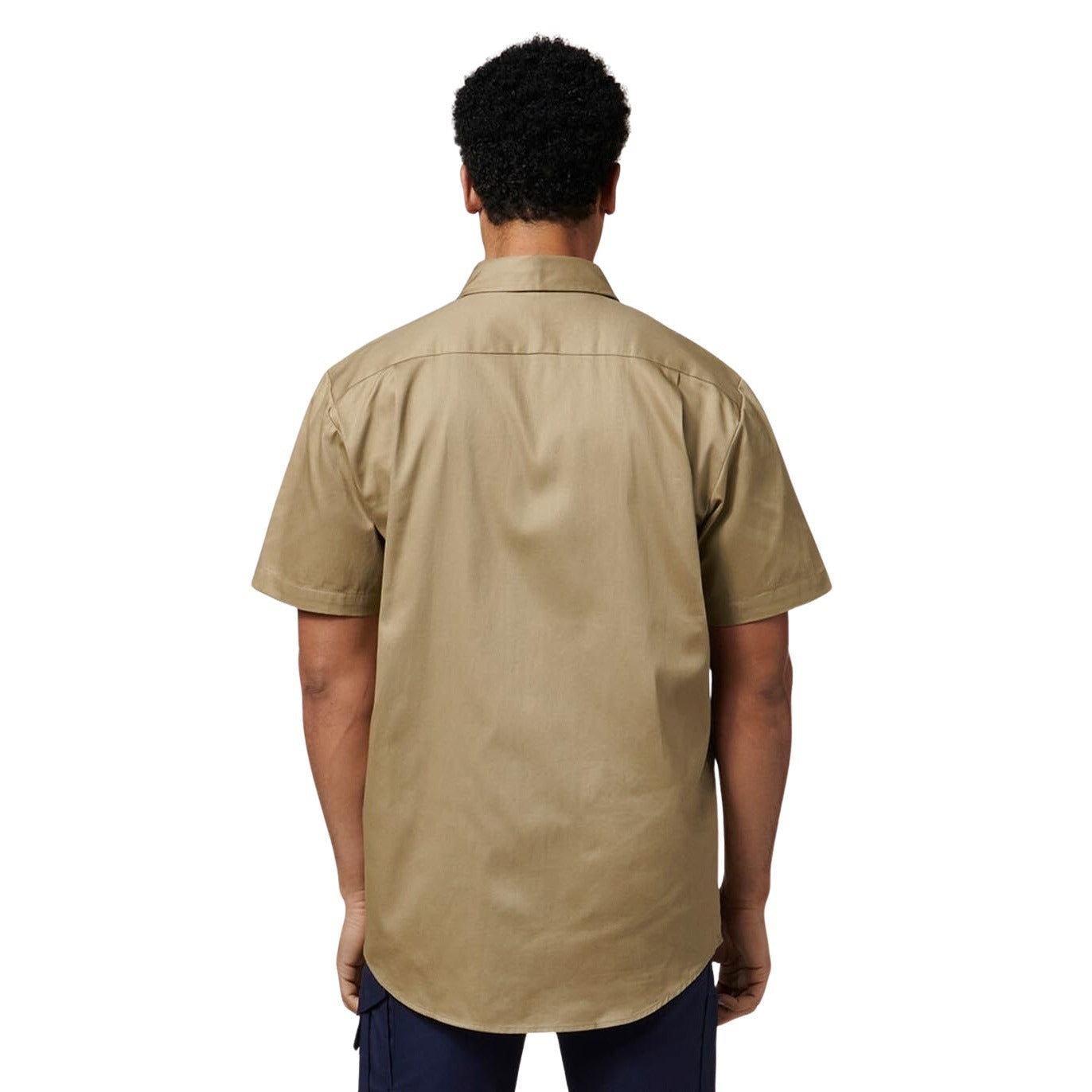 Hard Yakka Y07510 Short Sleeve Open Front Cotton Drill Work Shirt
