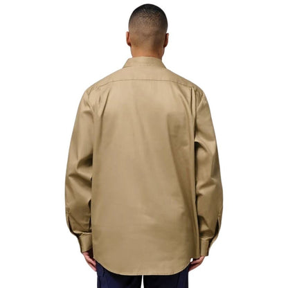 Hard Yakka Y07530 Long Sleeve Closed Front Cotton Drill Work Shirt
