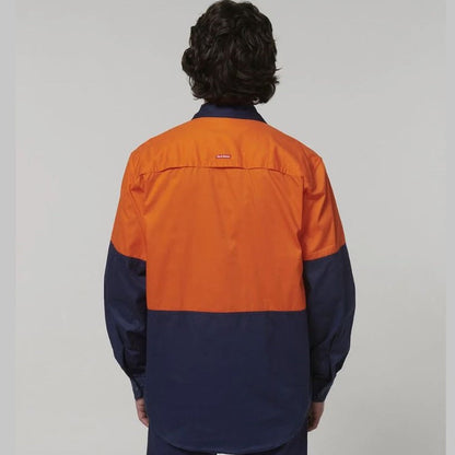 Hard Yakka Y07950 Core L/S 2Tone Vented Shirt