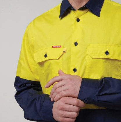 Hard Yakka Y07950 Core L/S 2Tone Vented Shirt