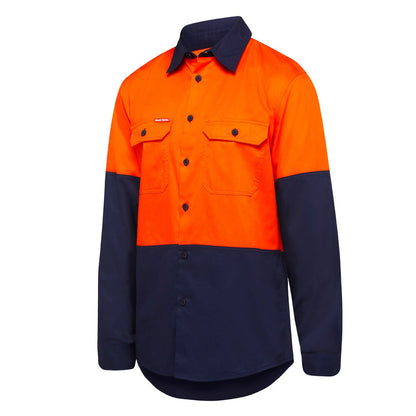 Hard Yakka Y07950 Core L/S 2Tone Vented Shirt
