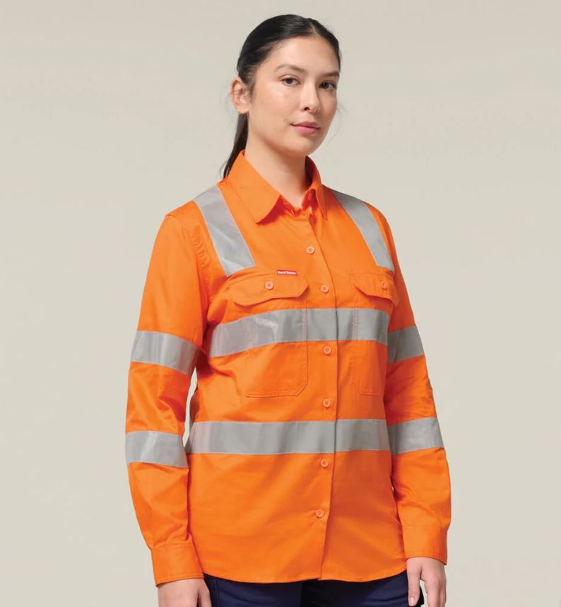 Hard Yakka Y08420 Womens Biomotion X Back Lightweight Shirt