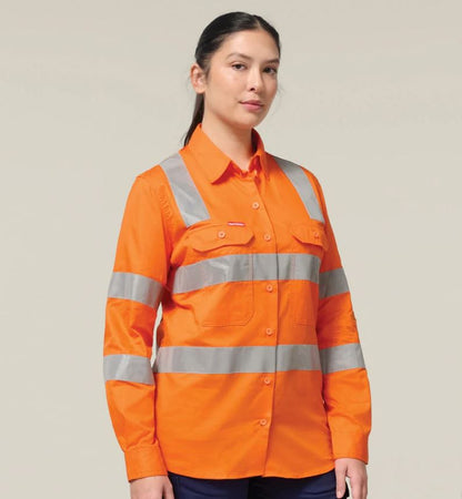 Hard Yakka Y08420 Womens Biomotion X Back Lightweight Shirt