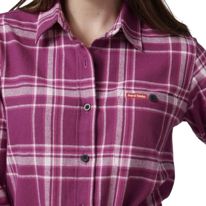 Hard Yakka Y08744 Womens Check Flannie