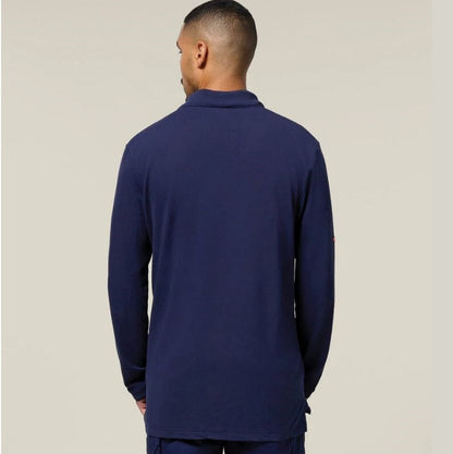 Hard Yakka Y11307 Foundations Pique L/S Polo