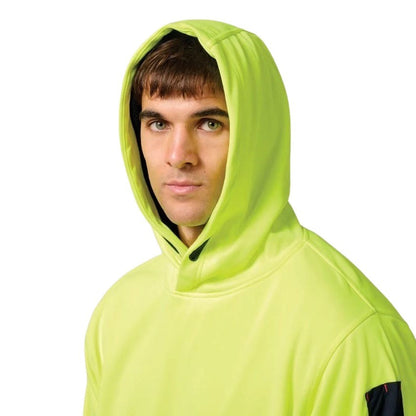 Hard Yakka Y19325 HiVis 2-Tone Brushed Fleece Hoodie