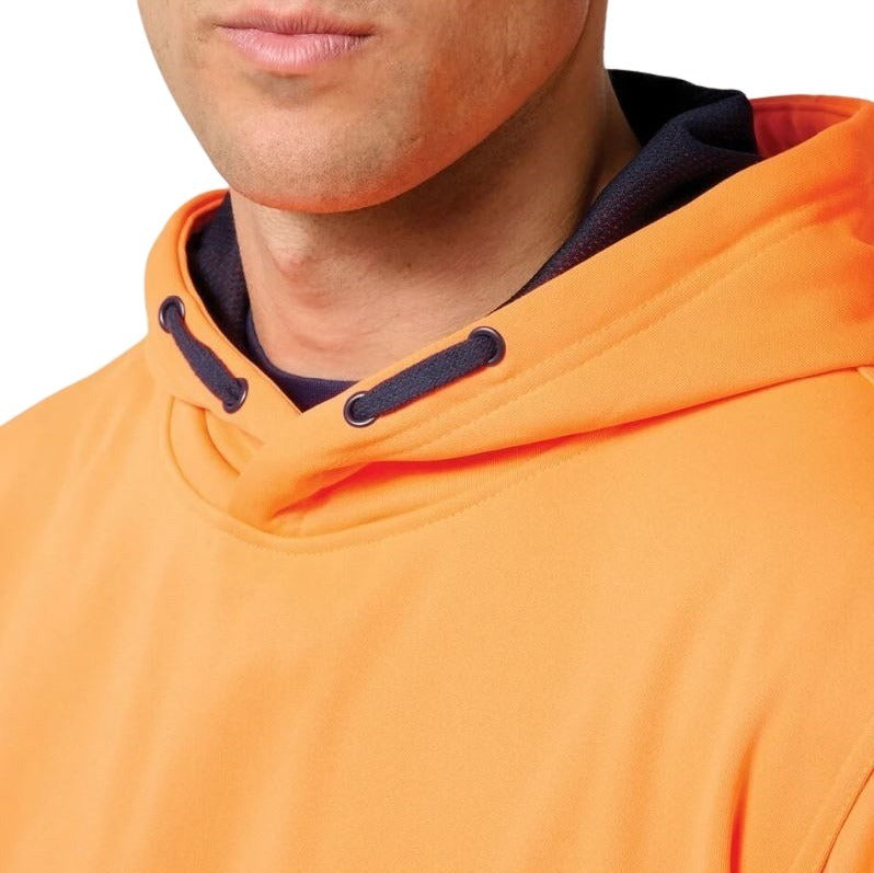 Hard Yakka Y19325 HiVis 2-Tone Brushed Fleece Hoodie