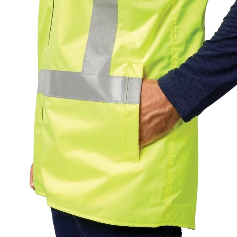 Hard Yakka Y21480 Hi Vis Taped All Weather Fleece Vest