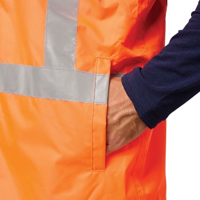 Hard Yakka Y21480 Hi Vis Taped All Weather Fleece Vest