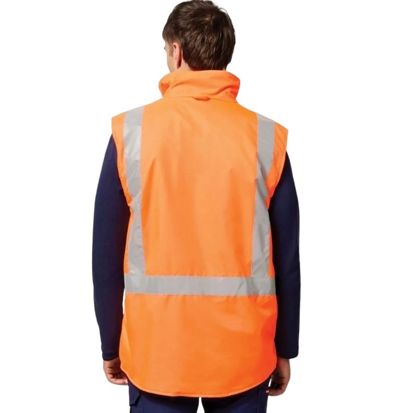 Hard Yakka Y21480 Hi Vis Taped All Weather Fleece Vest