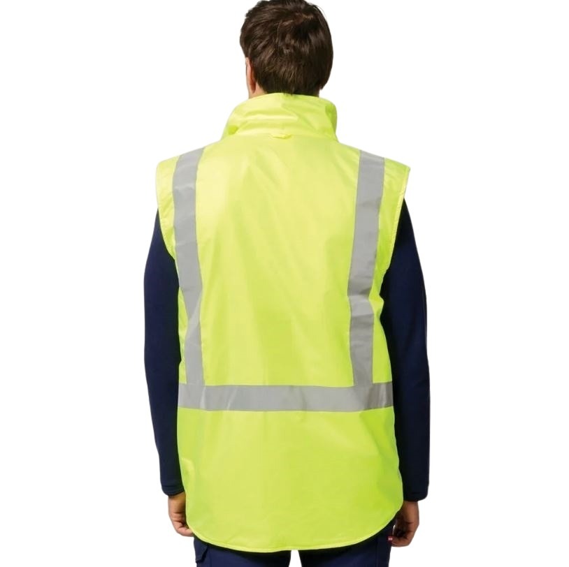 Hard Yakka Y21480 Hi Vis Taped All Weather Fleece Vest