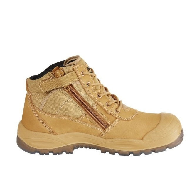 Hard Yakka Y60120 Utility Zip Safety Boot Wheat