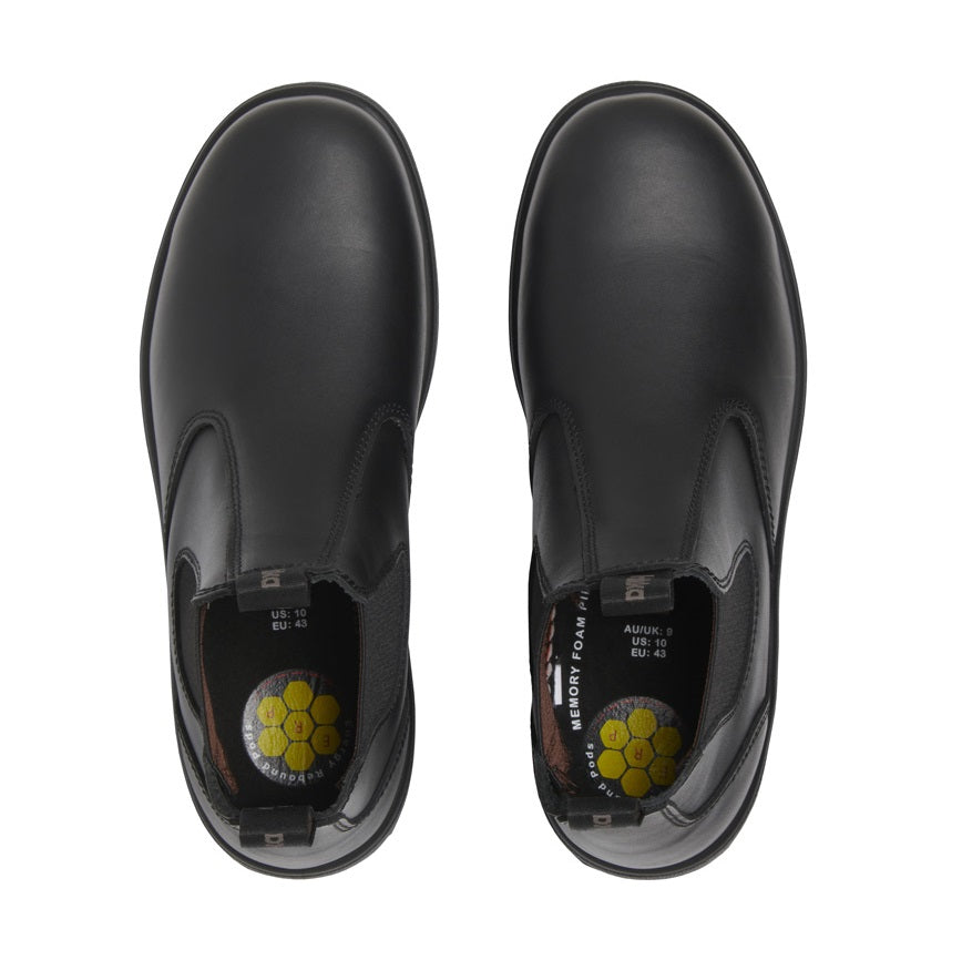 Hard Yakka Y60175 Outback Gusset PR Black Safety Boots