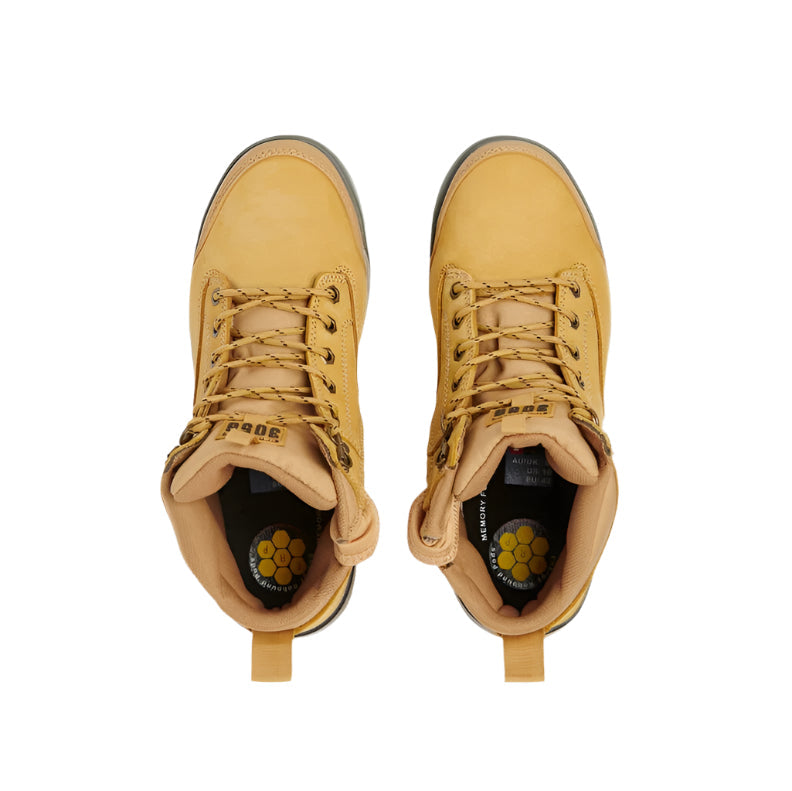 Hard Yakka Y60200 3056 Zip Side 5" Safety Boot Wheat