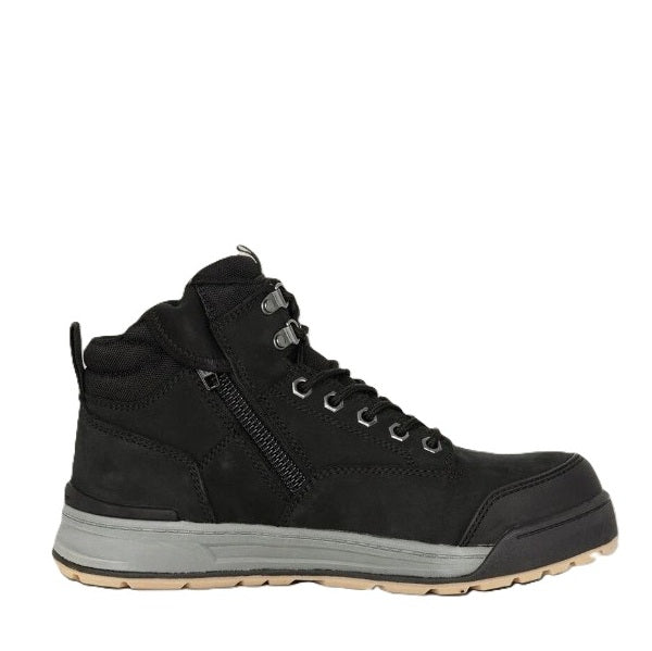 Hard Yakka Y60201 3056 Zip Side 5" Safety Boot Black