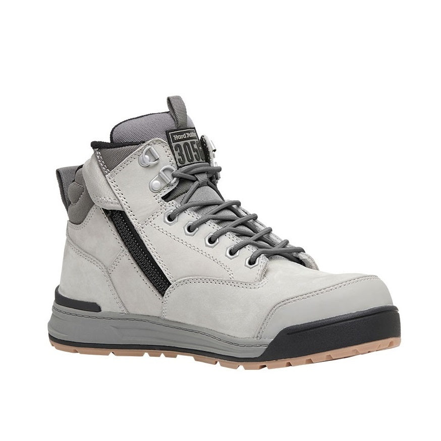 Hard Yakka Y60202 3056 Zip Side 5" Safety Boot Grey