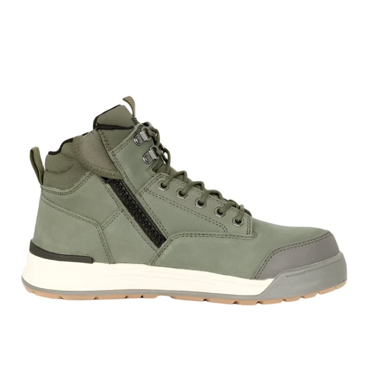 Hard Yakka Y60203 3056 Zip Side 5" Safety Boot Olive