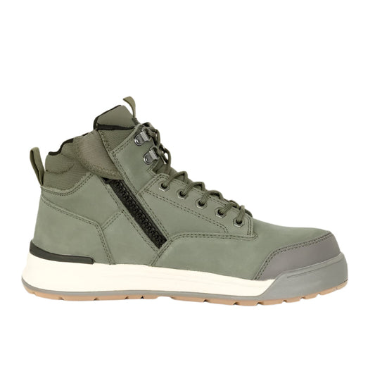 Hard Yakka Y60203 3056 Zip Side 5" Safety Boot Olive