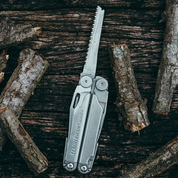 Leatherman YL832524 Wave® Plus Wave Plus Stainless w/Nylon Button Sheath