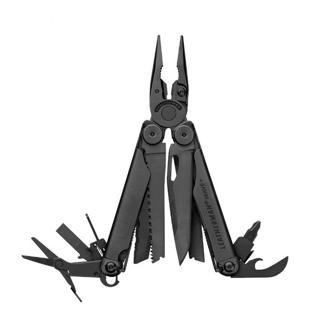 Leatherman YL832526 Wave® Plus Black w/Molle Sheath - Open Tool View