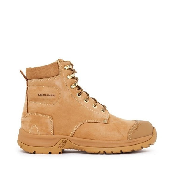 Honey Brown slip resistant heat resistant Mack MKCHASSIS Chassis Lace-Up Safety Boots