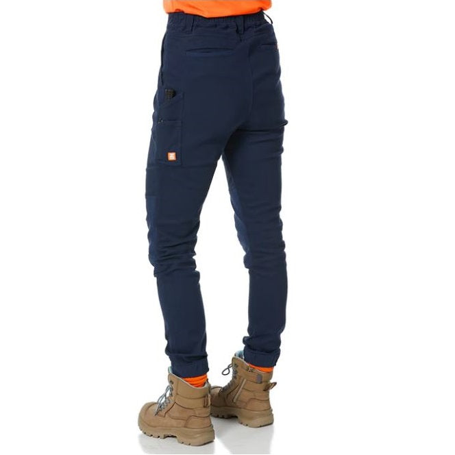 Z01P Womens Navy Zadie Work Pants -Back View