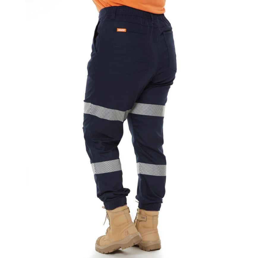 Zadie ZO4P Womens Work Pants with Reflective Tape -Back view