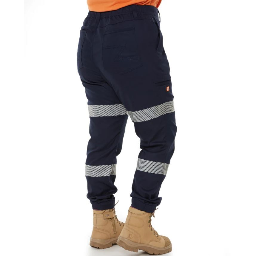 Zadie ZO4P Womens Work Pants with Reflective Tape -Back view #2