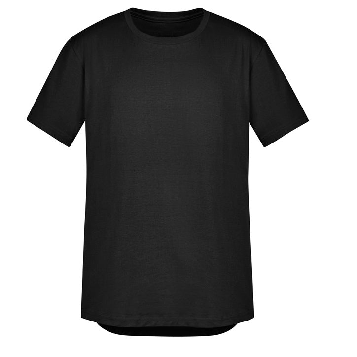 Syzmik ZH135 Mens Streetworx Tee Shirt - Black - Front View