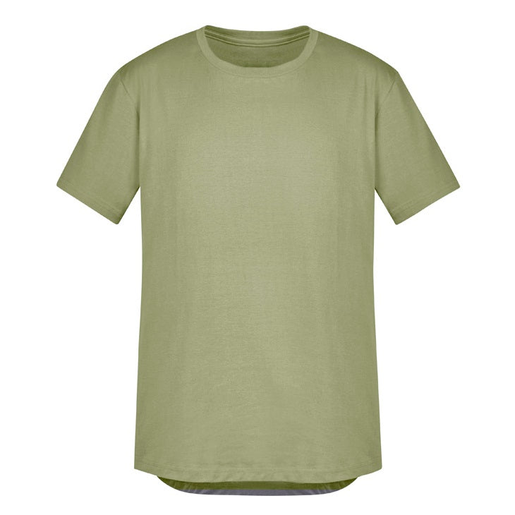 Syzmik ZH135 Mens Streetworx Tee Shirt - Light Sage - Front View