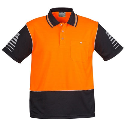 Syzmik ZH236 Mens HiVis Zone S/S Polo