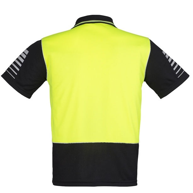 Syzmik ZH236 Mens HiVis Zone S/S Polo