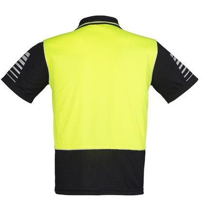 Syzmik ZH236 Mens HiVis Zone S/S Polo