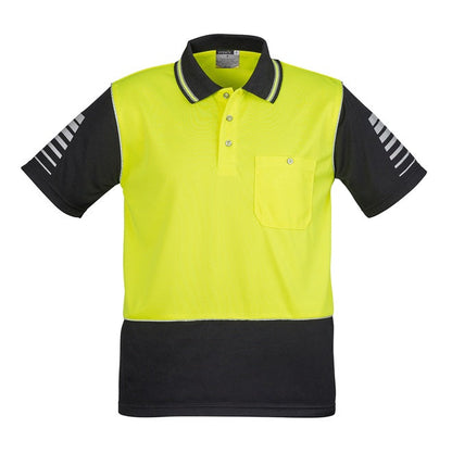 Syzmik ZH236 Mens HiVis Zone S/S Polo