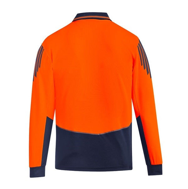 Syzmik ZH310 Mens HiVis Flux L/S Polo