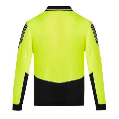 Syzmik ZH310 Mens HiVis Flux L/S Polo