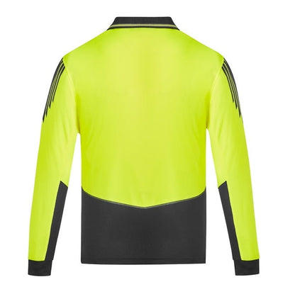 Syzmik ZH310 Mens HiVis Flux L/S Polo