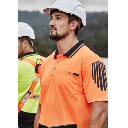 Syzmik ZH315 Mens HiVis Flux S/S Polo