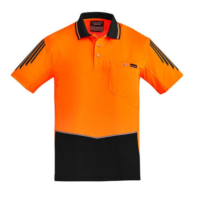 Syzmik ZH315 Mens HiVis Flux S/S Polo