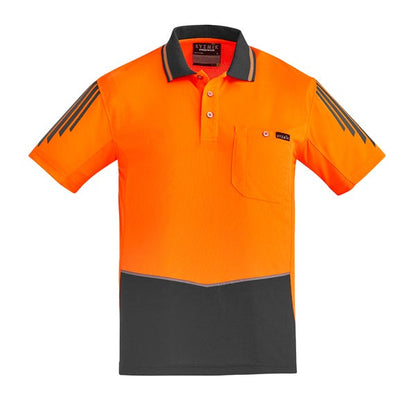 Syzmik ZH315 Mens HiVis Flux S/S Polo