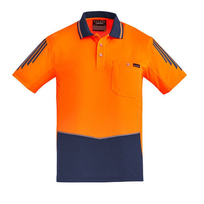 Syzmik ZH315 Mens HiVis Flux S/S Polo