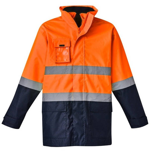 Syzmik ZJ220 Mens HiVis Basic 4-in-1 Waterproof Jacket