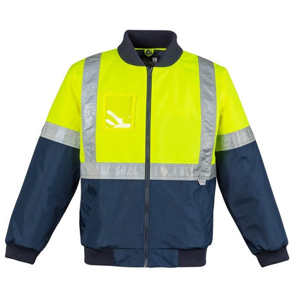 Syzmik ZJ351 Mens HiVis Quilted Flying Jacket
