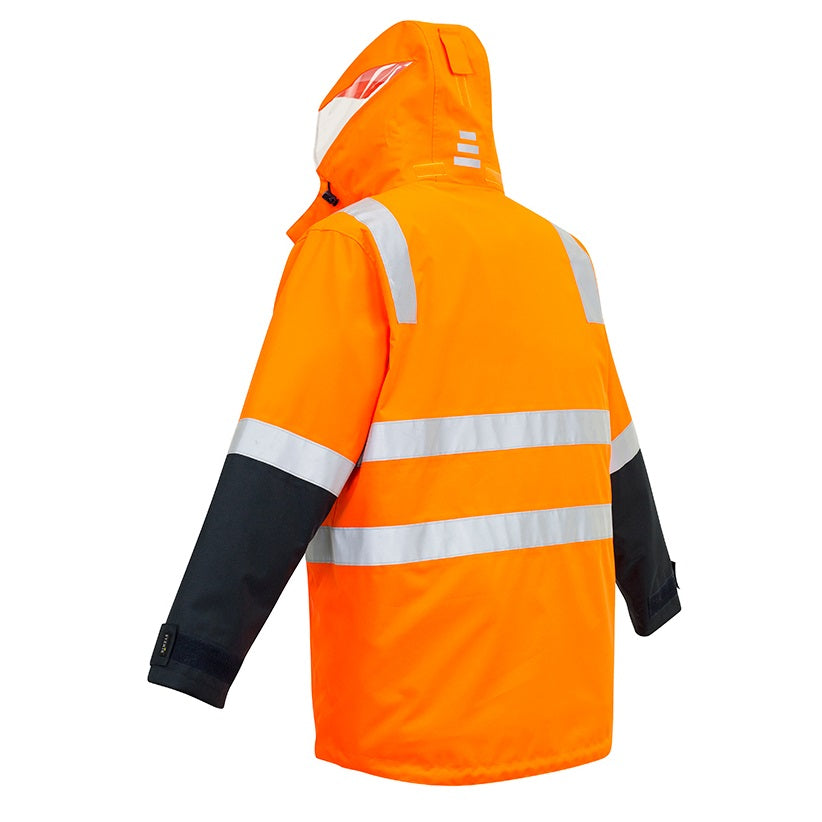 Syzmik ZJ532 Mens HiVis 4-in-1 Waterproof Jacket